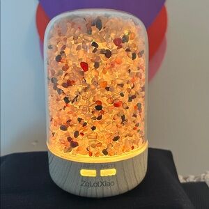3-in-1 Aromatherapy essential Oil Diffuser  Himalayan salt lamp+oil cool mist